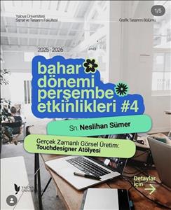 Neslihan Sümer Touchdesigner Atölyesi