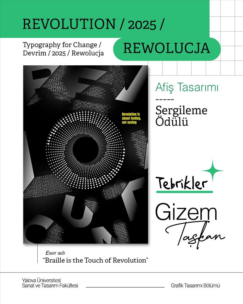 Öğrencimizin Afişi Polonya’daki Uluslararası Sergiye Seçildi